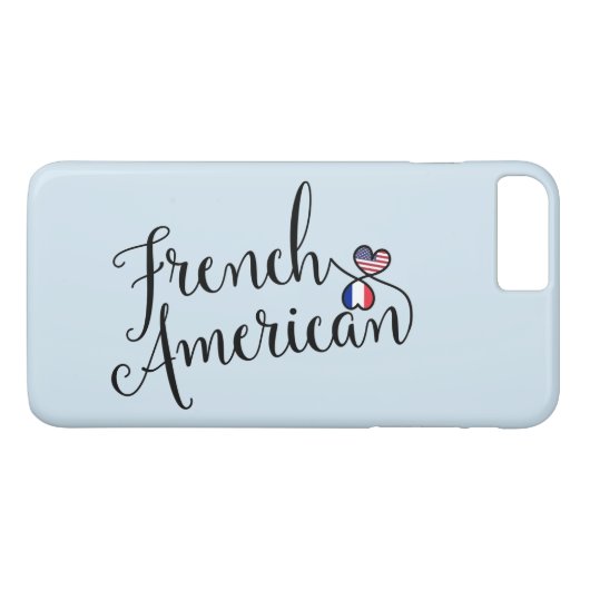 Frans - Amerikaans - Ton Hearts Cell Phone Case (Achterkant (Horizontaal))