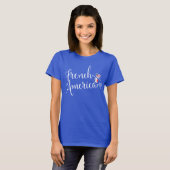 Frans-Amerikaanse gejumeleerde harten T-Shirt (Voorkant volledig)