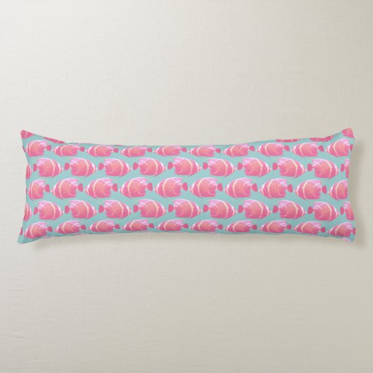 Frans Angelfish droompatroon #1 #fish #wall #art Lichaamskussen (Voorkant)