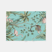 Frans Animal Print Toile Fleece Deken (Voorkant (Horizontaal))