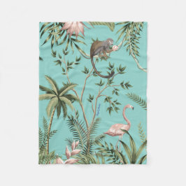 Frans Animal Print Toile Fleece Deken