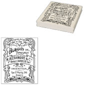 Frans Antiek Art Deco Ephemera Stamp Rubberstempel (Gestempeld)