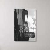 Frans antiek bord canvas afdruk (Voorkant)