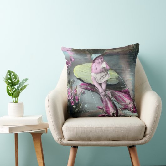  Frans April Fool Briefkaart Kussen (Stoel)