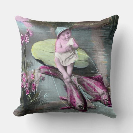  Frans April Fool Briefkaart Kussen (Voorkant)