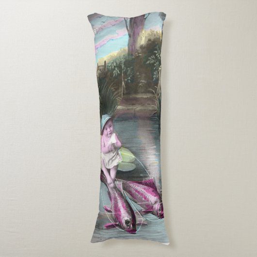 Frans April Fool Briefkaart Lichaamskussen (Voorkant Verticaal)