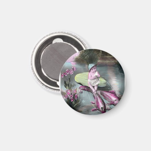  Frans April Fool Briefkaart Magneet (Voorkant / Achterkant)