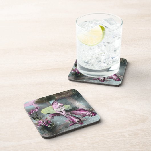  Frans April Fool Pistcard Bier Onderzetter (Rechterzijde)