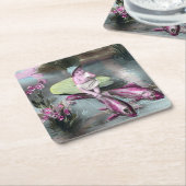  Frans April Fool Pistcard Kartonnen Onderzetters (Schuin)