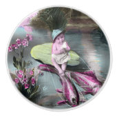  Frans April Fool Pistcard Keramische Knop (Voorkant)