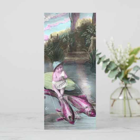  Frans April Fool Pistcard Menu (Staand voorkant)