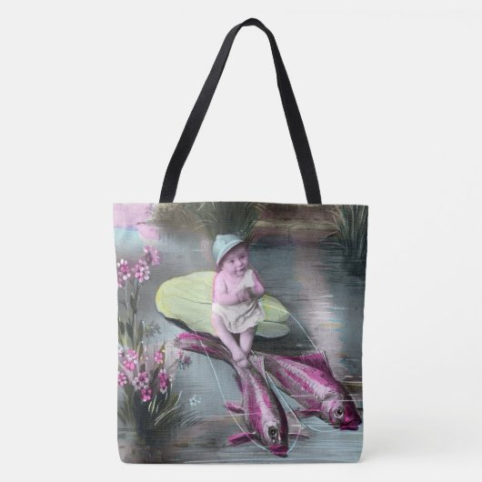 Frans April Fool Pistcard Tote Bag (Voorkant)