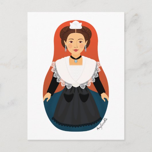 Frans, Arles, Provence Matryoshka Briefkaart (Voorkant)