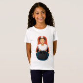 Frans, Arles, Provence Matryoshka Girls' T-Shirt (Voorkant volledig)