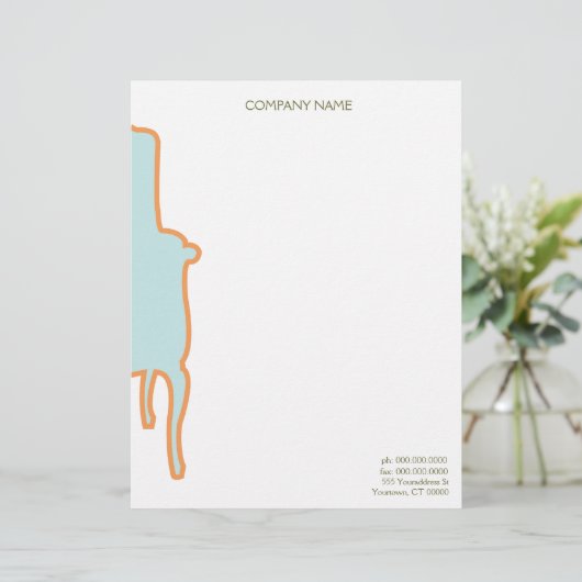 Frans Armstoel Letterhead Briefhoofd Ontwerp (Staand voorkant)