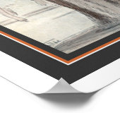 Frans art Deco Afdrukken 16 x 20 Poster (Hoek)