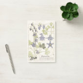 Frans Art Nouveau Botanical Flower Post Post-it® Notes (Kantoor)