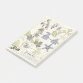 Frans Art Nouveau Botanical Flower Post Post-it® Notes (Schuin)