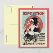  Frans art nouveau expositie en Briefkaart (Voorkant / Achterkant)