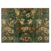 Frans, art nouveau geïnspireerd veld van wilde blo snijplank (Voorkant)