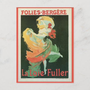 Frans art nouveau La Loïe Fuller ad Briefkaart