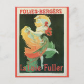  Frans art nouveau La Loïe Fuller ad Briefkaart (Voorkant)