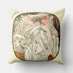 Frans Art Nouveau March Cushion Kussen