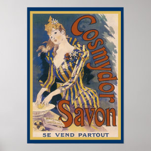 Frans Art Nouveau Soap Poster