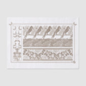 Frans Art Noveaux Design 1890-decoupage Tissuepapier (Voorkant)