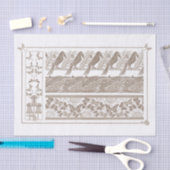 Frans Art Noveaux Design 1890-decoupage Tissuepapier (Craft)