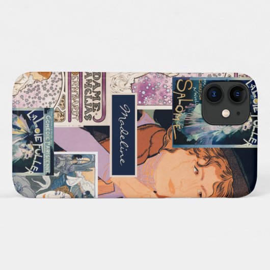 Frans  Art Poster Collage Persoonlijk Case-Mate iPhone Case (Achterkant (horizontaal))