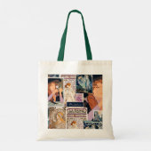 Frans  Art Poster Collage Persoonlijk Tote Bag (Achterkant)
