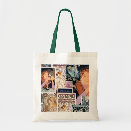 Frans  Art Poster Collage Persoonlijk Tote Bag (Voorkant)