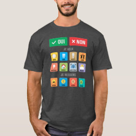 Frans Autisme AAC PECS Wijzen Communicatie 01 T-shirt