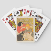 Frans bedrijf van chocolade en thee, Art Nouveau Pokerkaarten (Achterkant)
