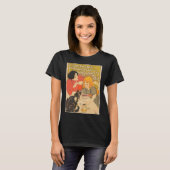Frans bedrijf van chocolade en thee, Art Nouveau T-shirt (Voorkant volledig)