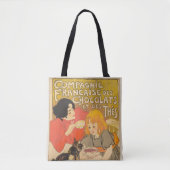 Frans bedrijf van chocolade en thee, Art Nouveau Tote Bag (Voorkant)