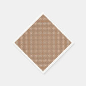 Frans Beige Stippen Paper Napkins Servet (Hoek)