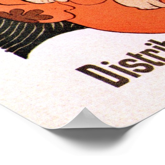  Frans belle époque Art nouveau Poster (Hoek)