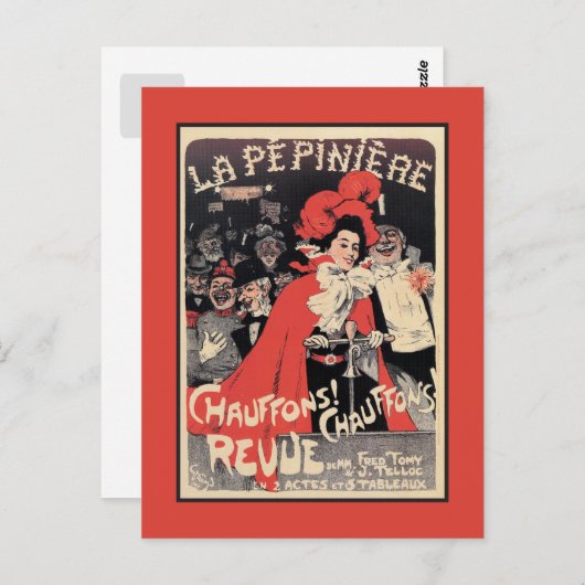 Frans Belle epoque musical revue and Heit it it Up Briefkaart (Voorkant / Achterkant)