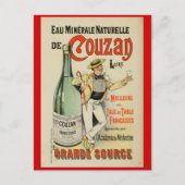 Frans Belle Epoque vintage poster briefkaart (Voorkant)