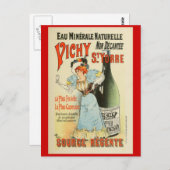 Frans Belle Epoque vintage poster briefkaart (Voorkant / Achterkant)