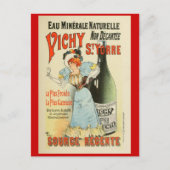 Frans Belle Epoque vintage poster briefkaart (Voorkant)