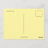 Frans bellé époque wine aperitif ad Briefkaart (Achterkant)