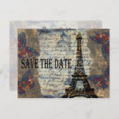  Frans Bewaar de datum Aankondigingskaart (Voorkant / Achterkant)