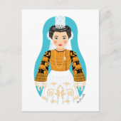 Frans, Bigoudène Matryoshka Briefkaart (Voorkant)