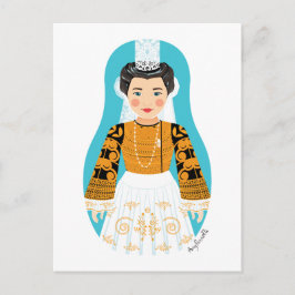 Frans, Bigoudène Matryoshka Briefkaart