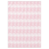 Frans-Birdcage-White op Shell-roze Tafelkleed (Voorkant)