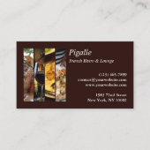 Frans Bistro Visitekaartje (Voorkant)