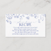 Frans blauw alstublieft een Kaart in de Recipe Enc (Voorkant)